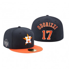 Houston Astros Jake Odorizzi Navy 2021 World Series Fitted Hat