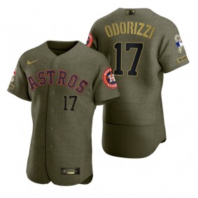 Houston Astros Jake Odorizzi Green 2021 Salute to Service Digital Camo Jersey