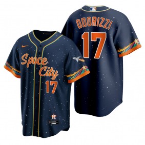 Houston Astros Jake Odorizzi Navy 2021 City Connect Replica Jersey