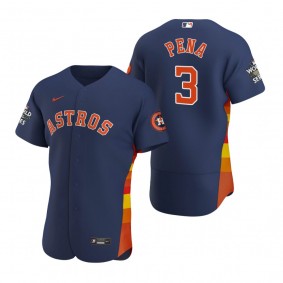 Houston Astros Jeremy Pena Navy 2022 World Series Authentic Jersey