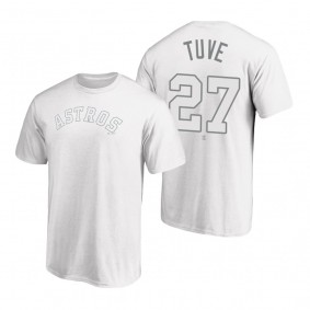 Houston Astros Jose Altuve Tuve White 2019 Players' Weekend Name & Number T-Shirt