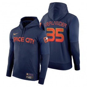 Houston Astros Justin Verlander Navy 2022 City Connect Pullover Hoodie