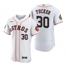 Houston Astros Kyle Tucker White 2022 World Series Authentic Jersey