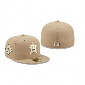 Houston Astros Tan Leopard 59FIFTY Fitted Hat