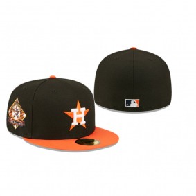 Houston Astros Black Lights Out 59FIFTY Fitted Hat