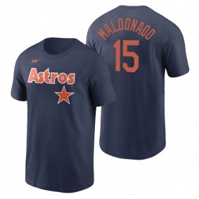 Houston Astros Martin Maldonado Nike Navy Cooperstown Collection T-Shirt