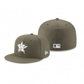 Houston Astros Green Military 59FIFTY Hat