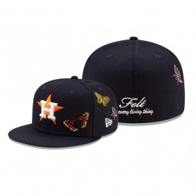 Houston Astros Navy x FELT 59FIFTY Fitted Hat