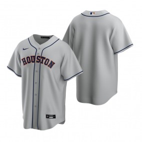 Houston Astros Nike Gray Replica Road Jersey