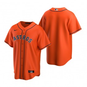 Men's Houston Astros Nike Orange Replica Alternate Jersey