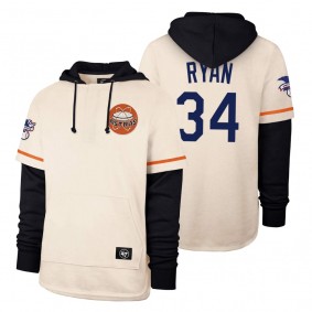 Houston Astros Nolan Ryan Cream Cooperstown Heritage Shortstop Pullover Hoodie