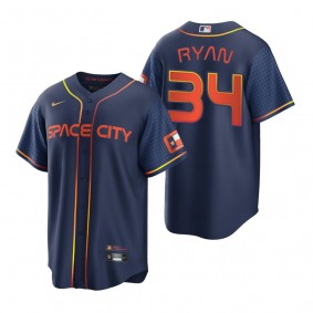 Houston Astros Nolan Ryan Navy 2022 City Connect Replica Jersey