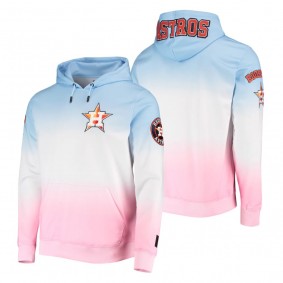 Houston Astros Blue Pink Ombre Pro Standard Hoodie