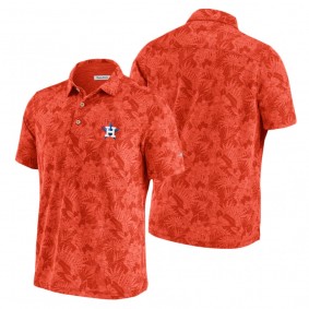 Houston Astros Orange Sport Palmetto Palms Polo