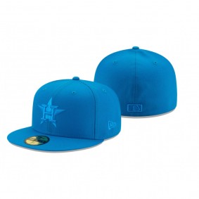 Houston Astros Blue Spring Color Basic 59FIFTY Fitted Hat