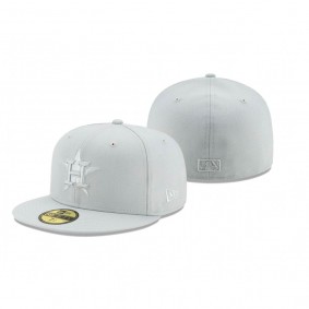 Houston Astros Gray Spring Color Basic 59FIFTY Fitted Hat