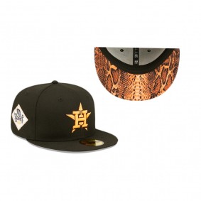 Houston Astros Black Orange Summer Pop 59FIFTY Fitted Hat