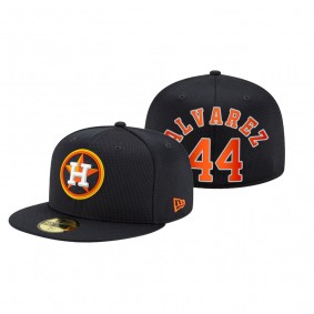 Houston Astros Yordan Alvarez Navy 2021 Clubhouse 59FIFTY Hat