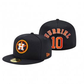 Houston Astros Yuli Gurriel Navy 2021 Clubhouse 59FIFTY Hat