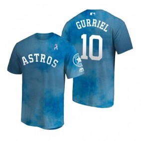 Yuli Gurriel Houston Astros 2019 Father's Day Blue T-Shirt