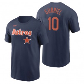 Houston Astros Yuli Gurriel Nike Navy Cooperstown Collection T-Shirt