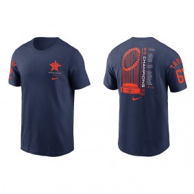 Blake Taylor Houston Astros Navy 2022 World Series Champions Roster T-Shirt