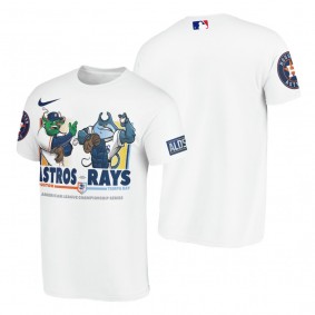 Houston Astros White Cartoon Edition 2020 ALDS T-Shirt