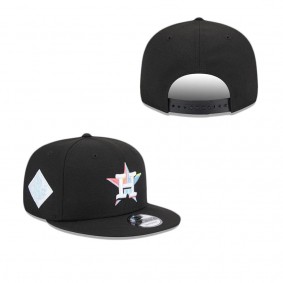 Houston Astros Colorpack Black 9FIFTY Snapback Hat