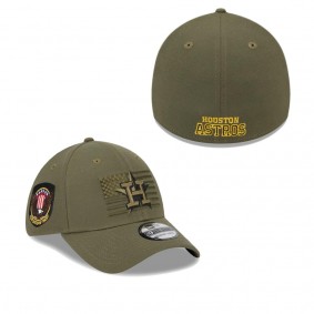 Men's Houston Astros Green 2023 Armed Forces Day 39THIRTY Flex Hat