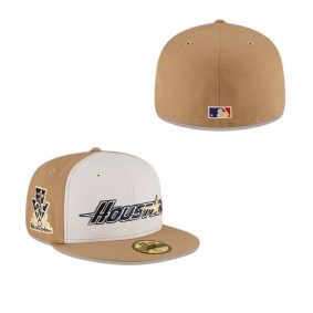 Houston Astros Just Caps Khaki 59FIFTY Fitted Hat