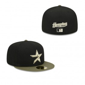 Houston Astros Khaki Green 59FIFTY Fitted Hat