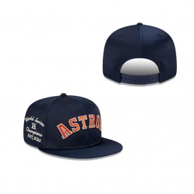 Houston Astros Satin Script 9FIFTY Snapback Hat