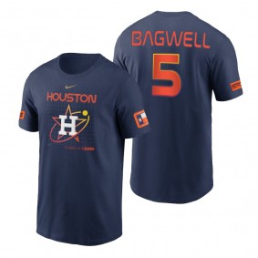 Houston Astros Jeff Bagwell Navy 2022 City Connect Velocity T-Shirt