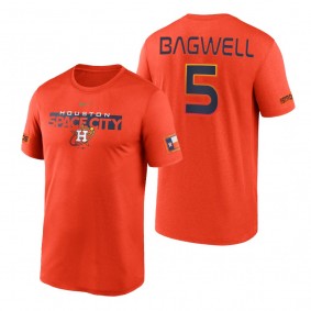 Houston Astros Jeff Bagwell Orange 2022 City Connect Legend T-Shirt