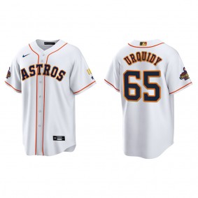 Jose Urquidy Houston Astros White 2023 Gold Program Jersey