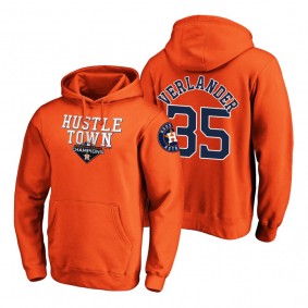 Houston Astros Justin Verlander Orange 2019 American League Champions Hometown Battery Pullover Hoodie