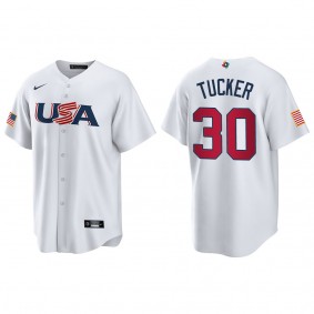 Kyle Tucker Men's USA Baseball White 2023 World Baseball Classic Replica Jersey