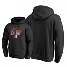 Men's Houston Astros Black Arch Smoke Pullover Hoodie