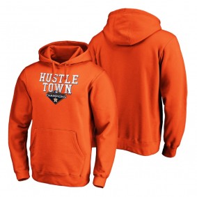 Men's Houston Astros Orange 2019 American League Champions Hometown Battery Pullover Hoodie