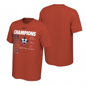 Men's Houston Astros Orange 2019 American League Champions T-Shirt