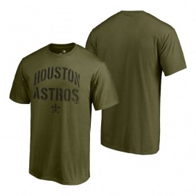 Houston Astros Green 2019 Camo Collection Jungle T-Shirt