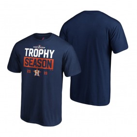 Men's Houston Astros Navy 2019 Postseason Around the Horn T-Shirt