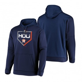 Men's Houston Astros Navy 2019 Postseason Dugout Authentic Pullover Hoodie