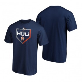 Men's Houston Astros Navy 2019 Postseason Dugout Authentic T-Shirt