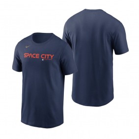 Houston Astros Navy 2022 City Connect Wordmark T-shirt