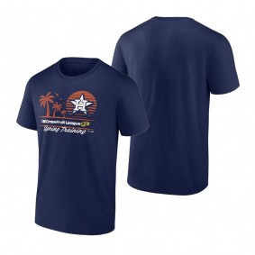 Houston Astros Navy 2022 Spring Training Horizon Line T-shirt