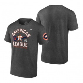 Men's Houston Astros Charcoal Locker Room T-Shirt 2021 American League Champions