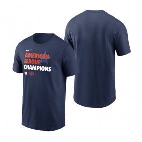 Men's Houston Astros Navy T-Shirt 2021 American League Champions