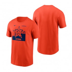 Men's Houston Astros Orange Icon T-Shirt 2021 World Series