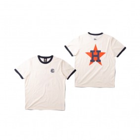 Men's Houston Astros White T-Shirt Eric Emmanuel